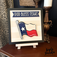 Load image into Gallery viewer, MINI God Bless Texas Banner
