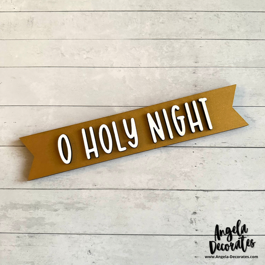 MINI O Holy Night Banner