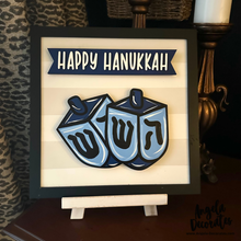 Load image into Gallery viewer, MINI Happy Hanukkah Banner

