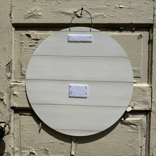 Rustic Round Door Hanger Base