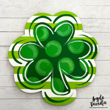 Load image into Gallery viewer, Shamrock with Striped Background Attachment
