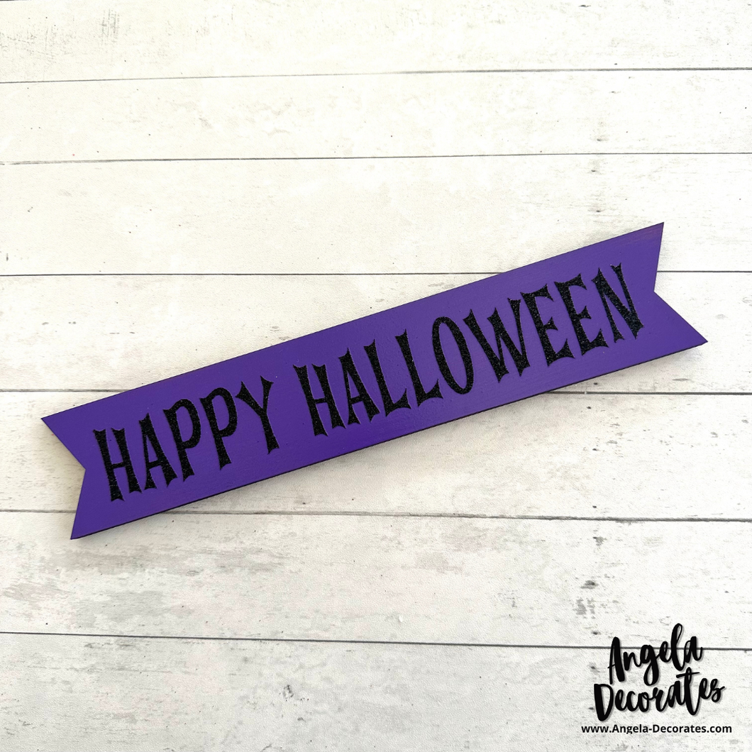 MINI Spooky Happy Halloween Banner