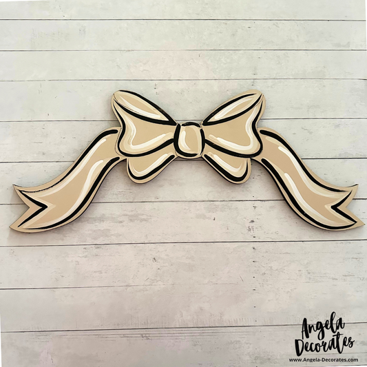 Bow Banner - Tan