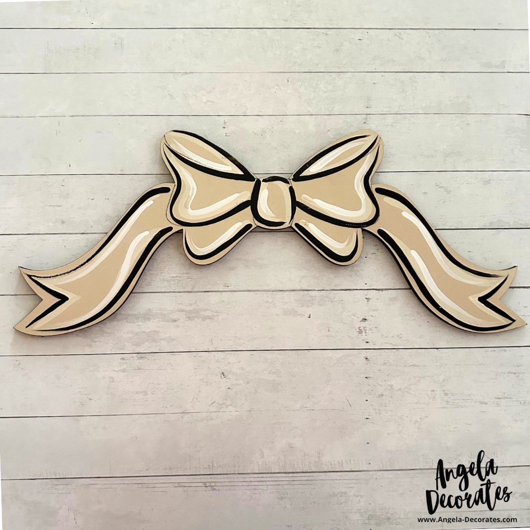 Bow Banner - Tan