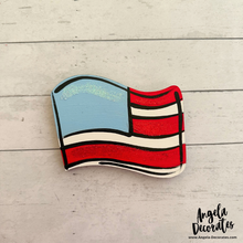 Load image into Gallery viewer, TINY Light Blue American Flag Attachment
