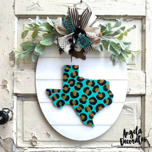 Load image into Gallery viewer, Turquoise Leopard Texas Attachment
