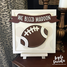 Load image into Gallery viewer, We Bleed Maroon Banner
