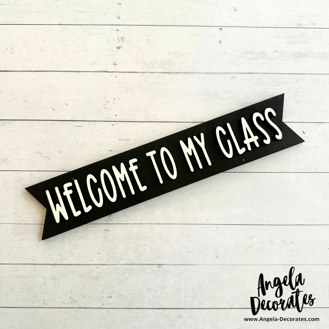 MINI Welcome to my Class Banner