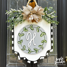 Load image into Gallery viewer, Wreath with Initial - Personalized
