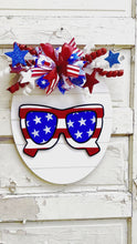 Load and play video in Gallery viewer, Stars and Stripes Sunglasses Attachment
