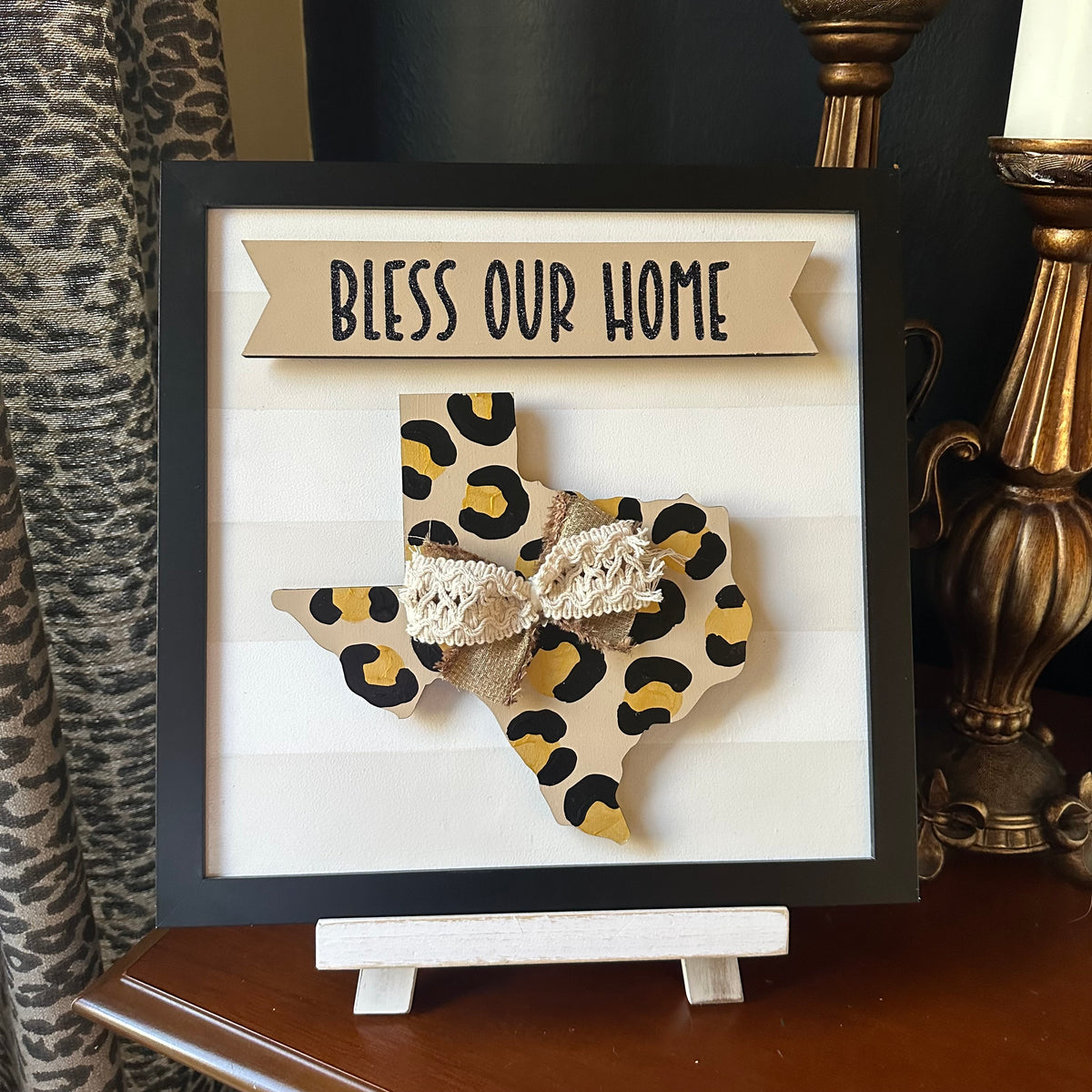 Black Frame with Stripe Background
