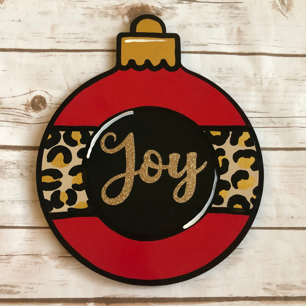 Joy Christmas Ornament