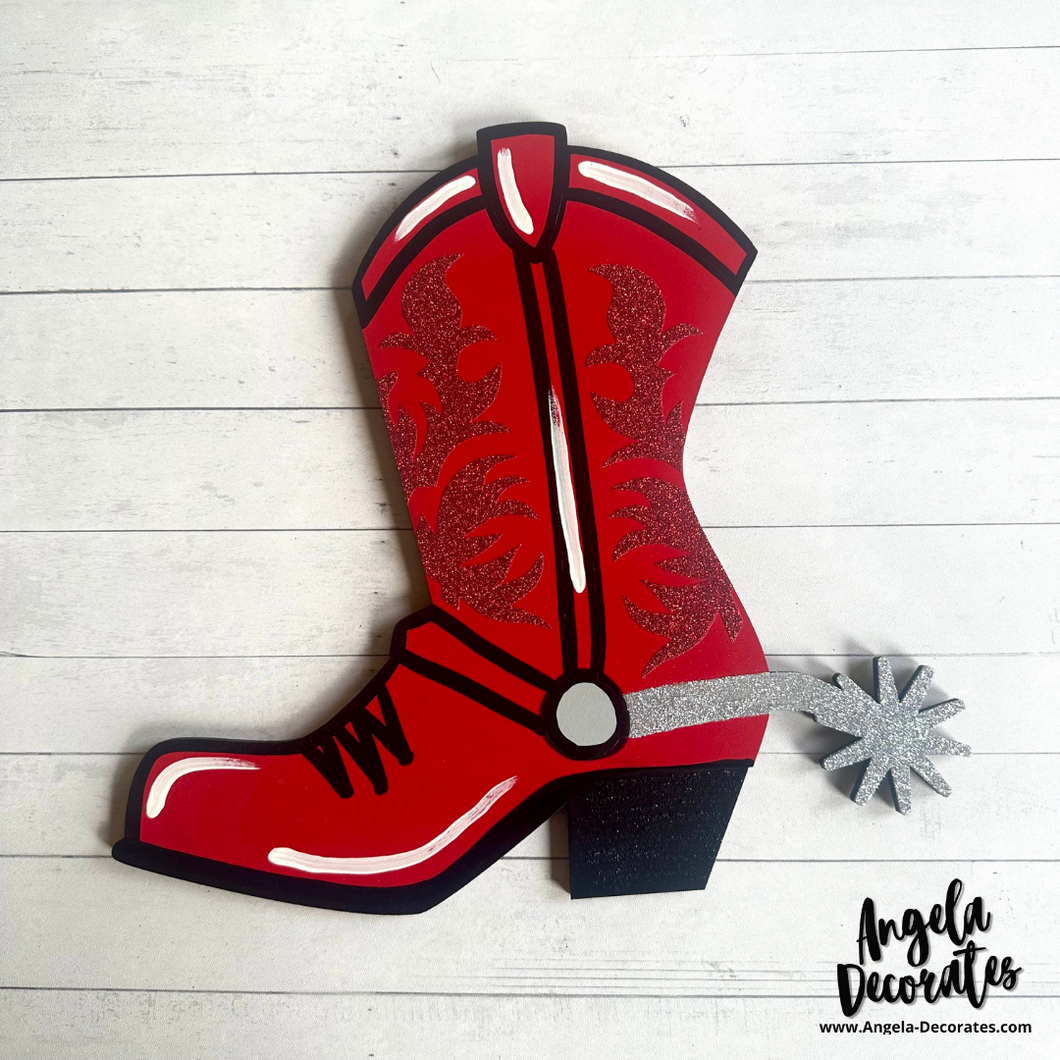 Red Cowgirl Boot